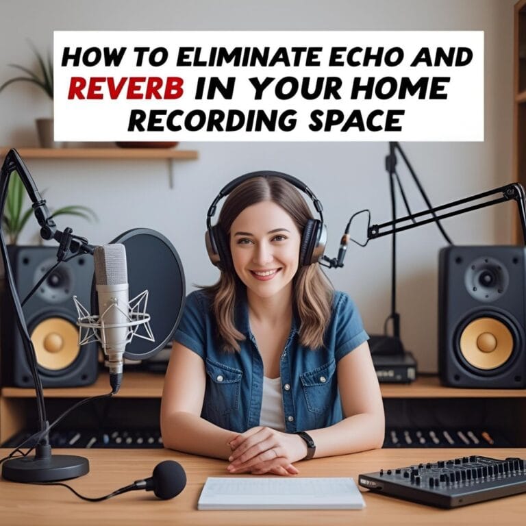 How to Eliminate Echo and Reverb in Your Home Recording Space