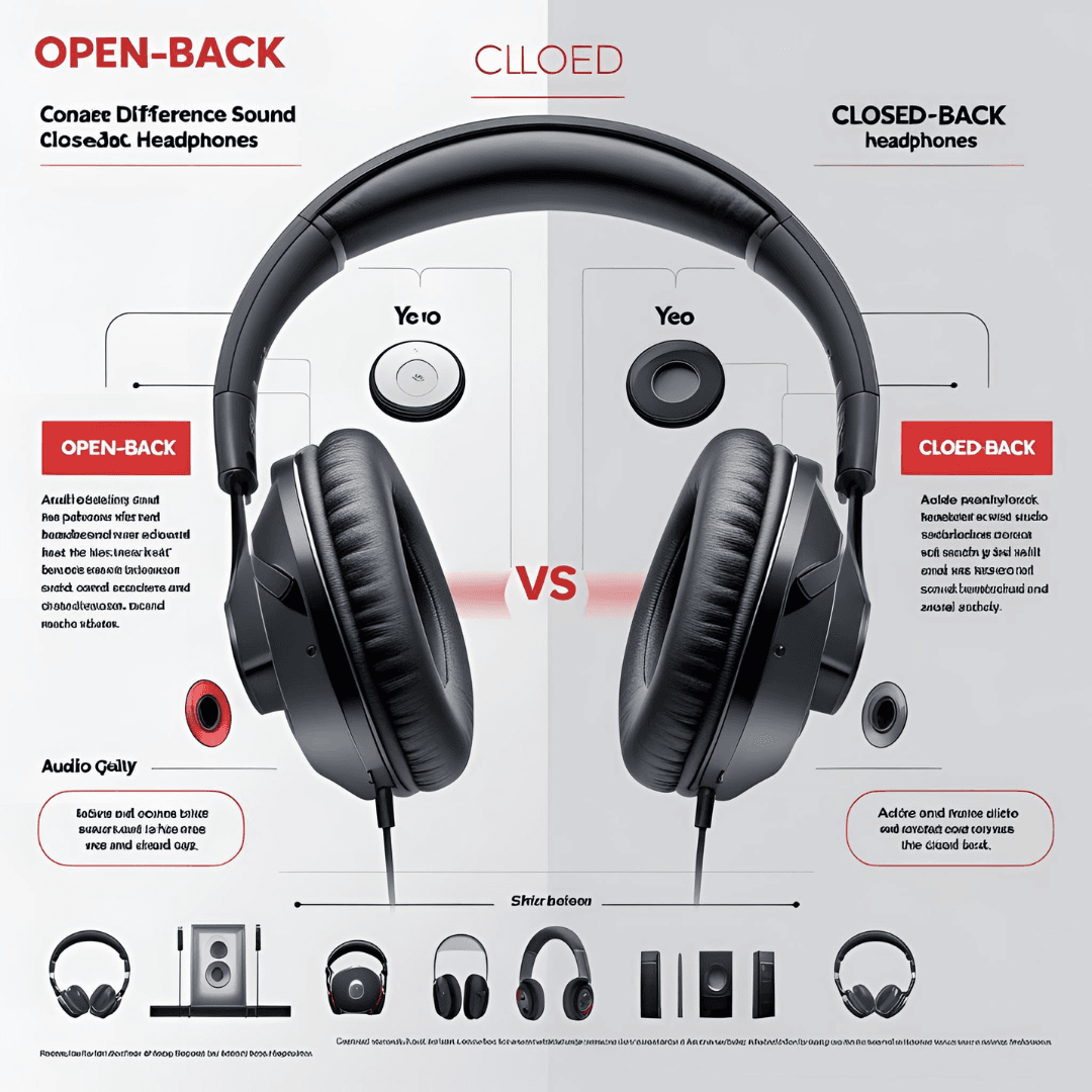 Open-Back and Closed-Back Headphones